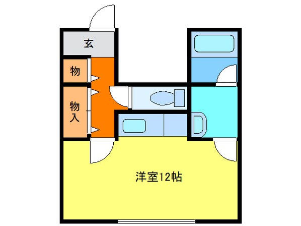 クリエール大町の物件間取画像